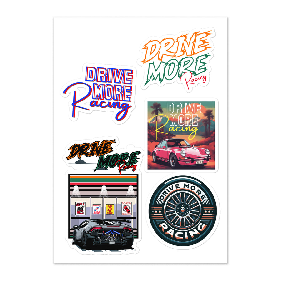 Drive More Sticker sheet